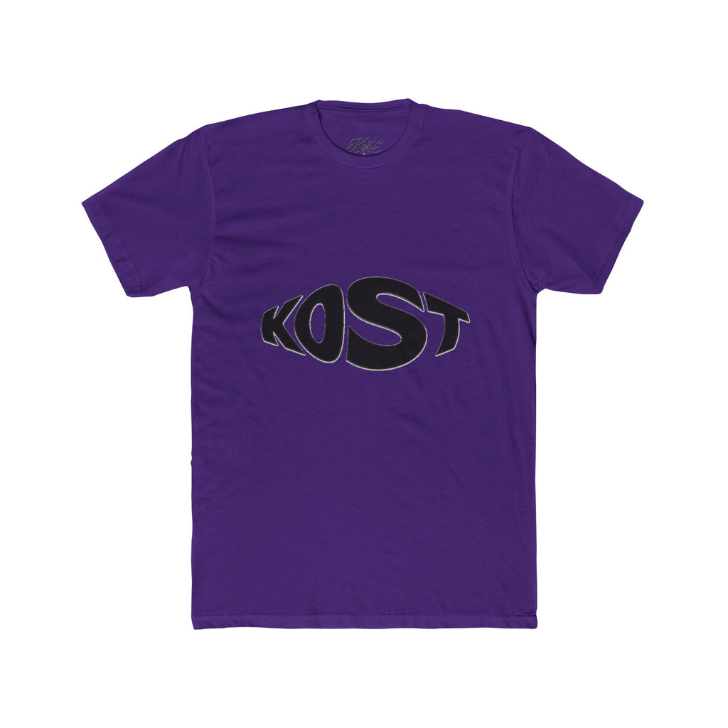 Kost Logo Tee — Minimal Black Graphic Cotton T-Shirt