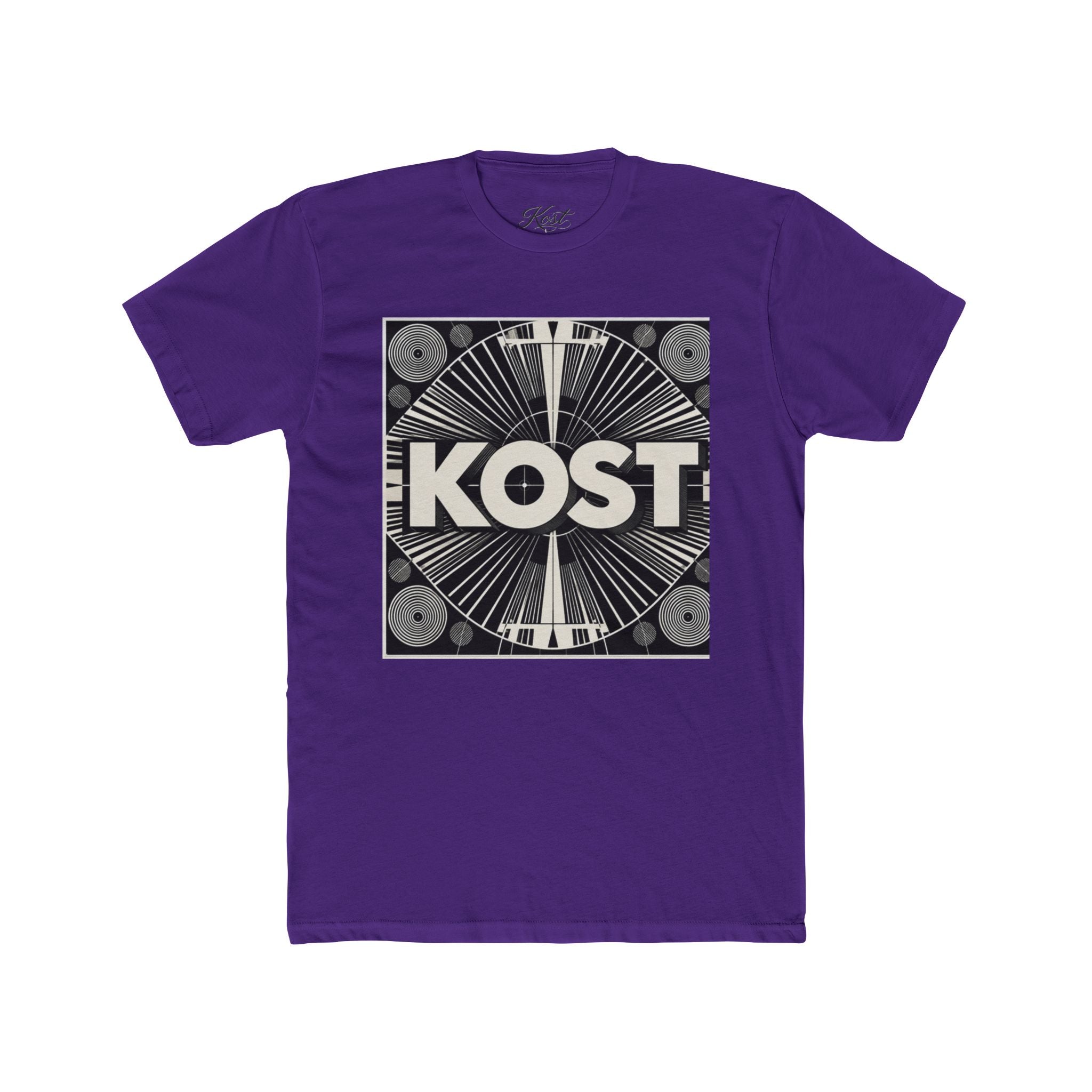 KOST Retro Record Label Tee — Vintage Vinyl Graphic T-Shirt