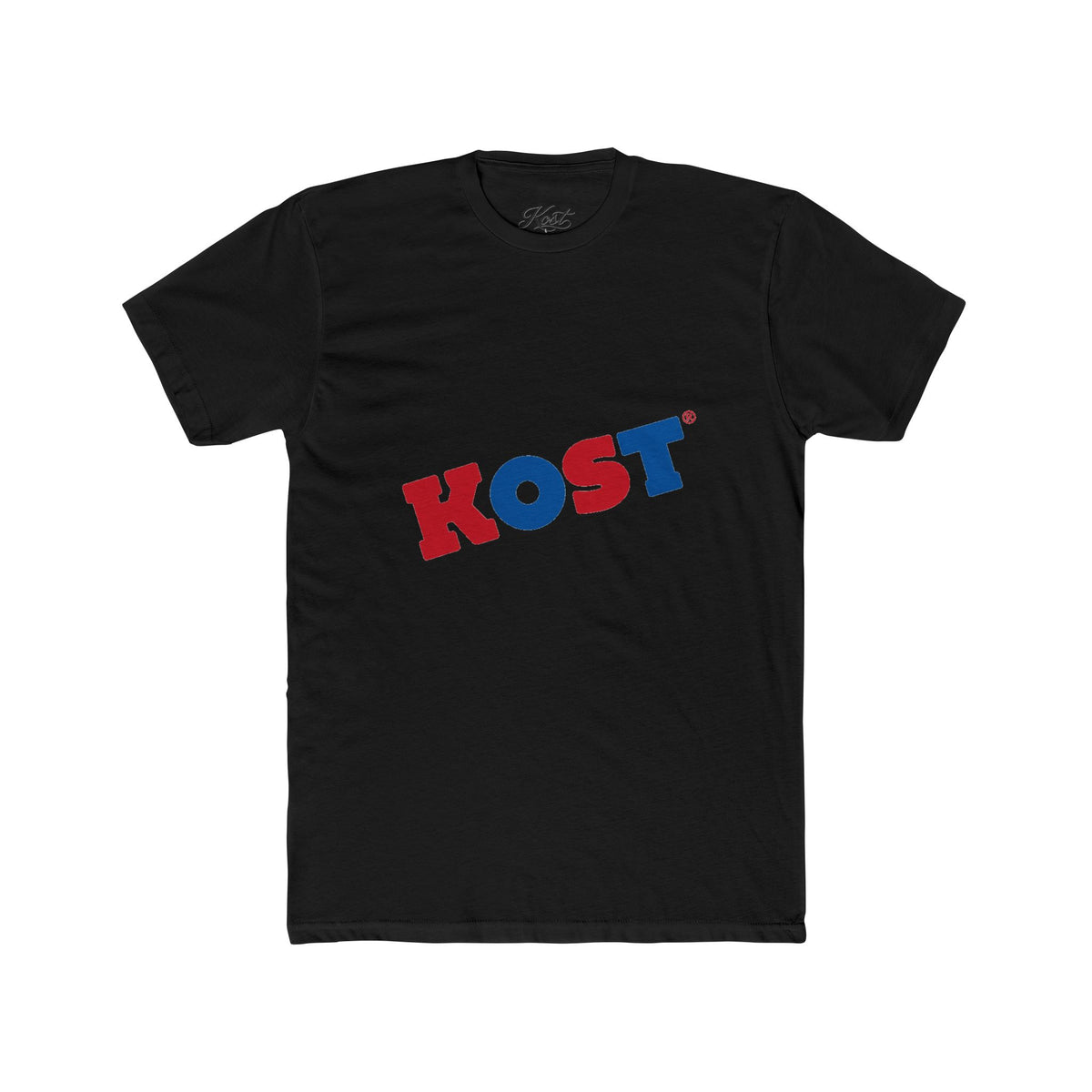 KOST Retro Logo Tee – Vintage Red & Blue Graphic T-Shirt