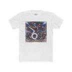 Surfing Skateboarder Graphic Tee — "KOST" Retro Skate Skatepark Shirt