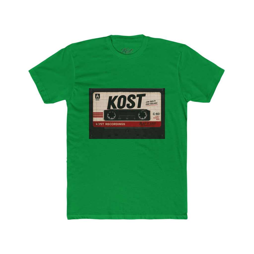 Retro Cassette Tape Tee — "KOST" Vintage Music T-Shirt
