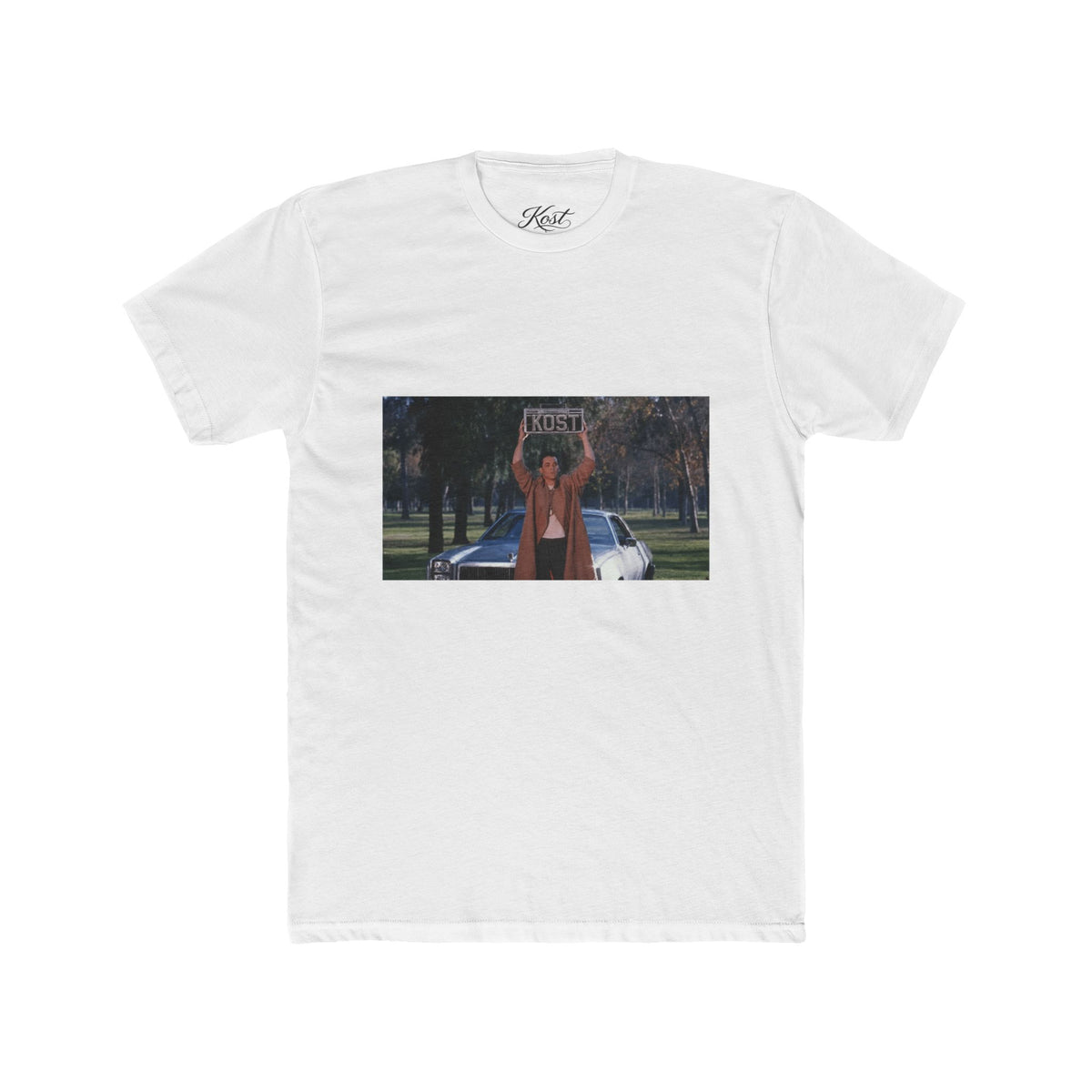 Vintage Movie Scene Tee — 'Lust' Protest Graphic Crew Shirt