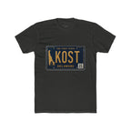 Delaware License Plate Tee — KOST Vintage State Plate T‑Shirt