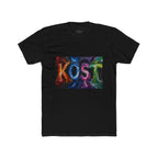 KOST Colorful Smoke Graphic Tee — Vibrant Abstract Lettering T-Shirt