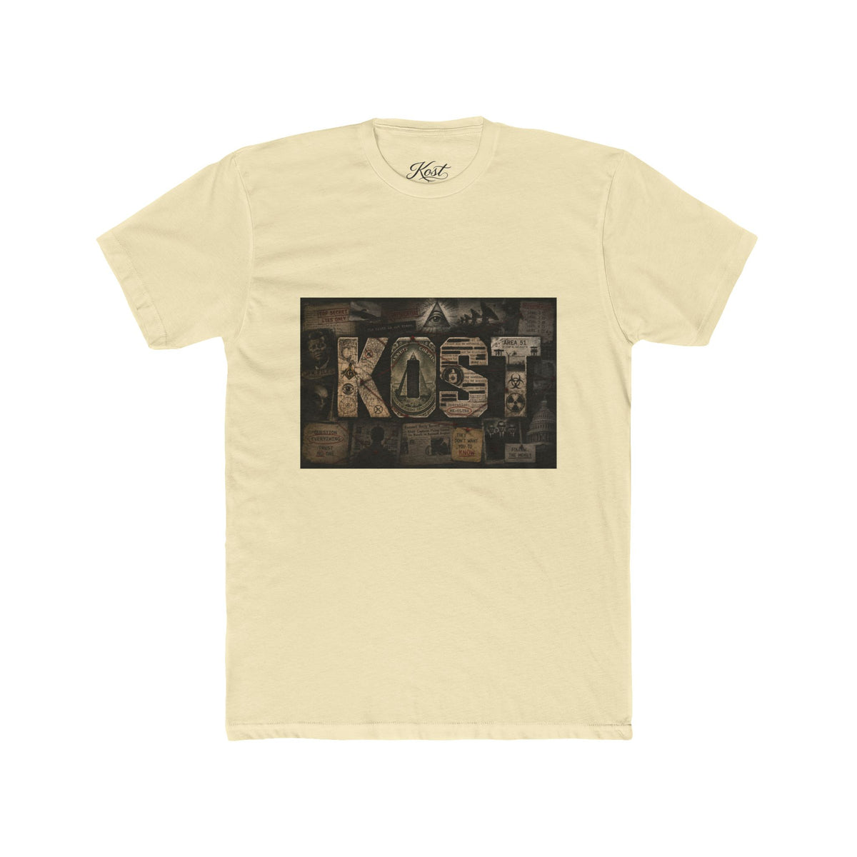 Lost Collage Crew Tee — Vintage Photo Graphic T‑Shirt