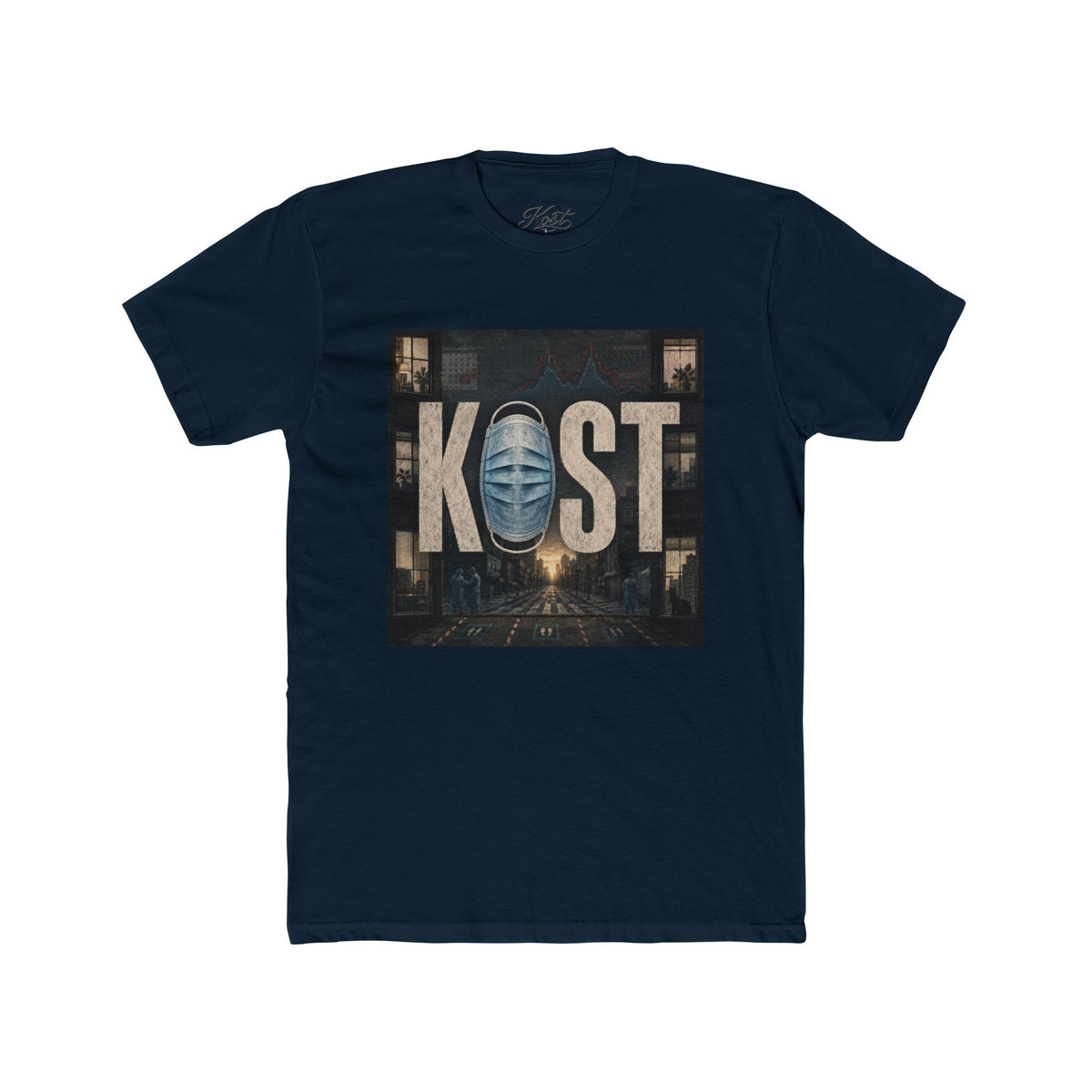 KOST Vintage Microphone Tee — Retro Radio Broadcast Graphic T-Shirt