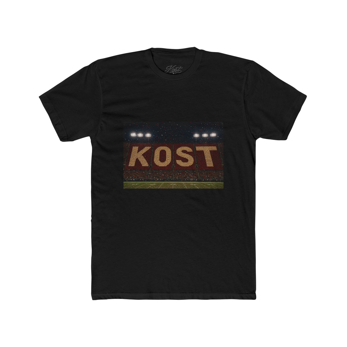KOST Stadium Lights Graphic Tee — Vintage Sports Field Logo T-Shirt