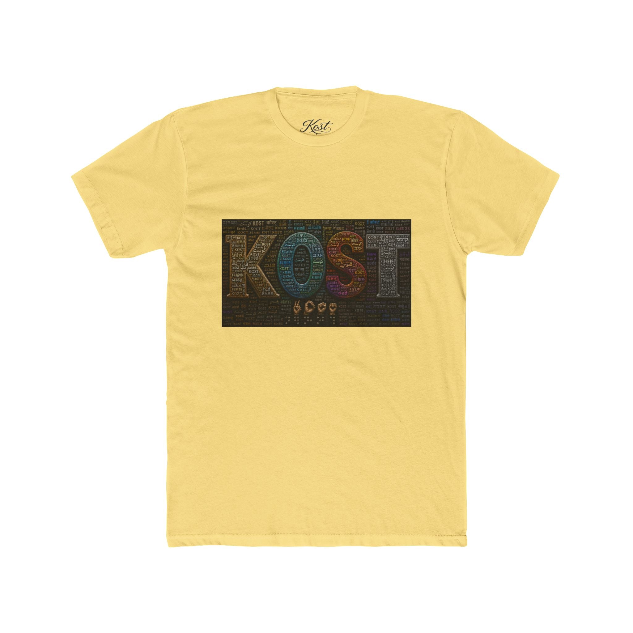 KOST Retro Block Logo Tee — Vintage-Style Graphic Cotton T-Shirt