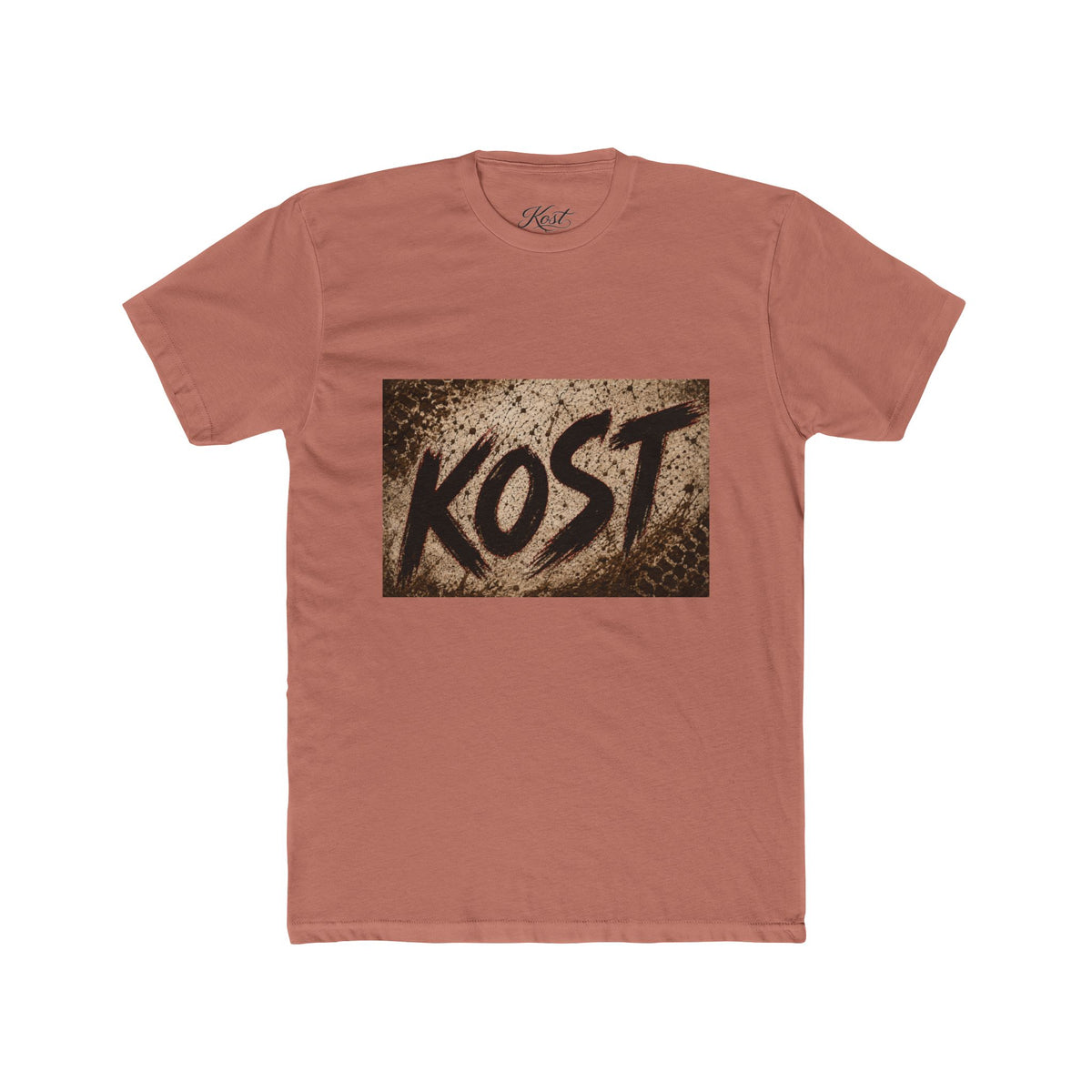 KOST Graphic T-Shirt – Vintage Brown Logo Tee