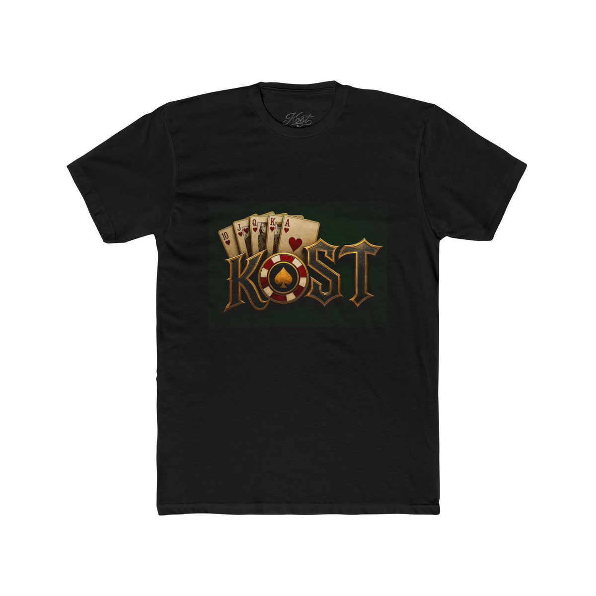 Köst Poker Cards & Chip Graphic Tee — Casino Night Card Game Shirt