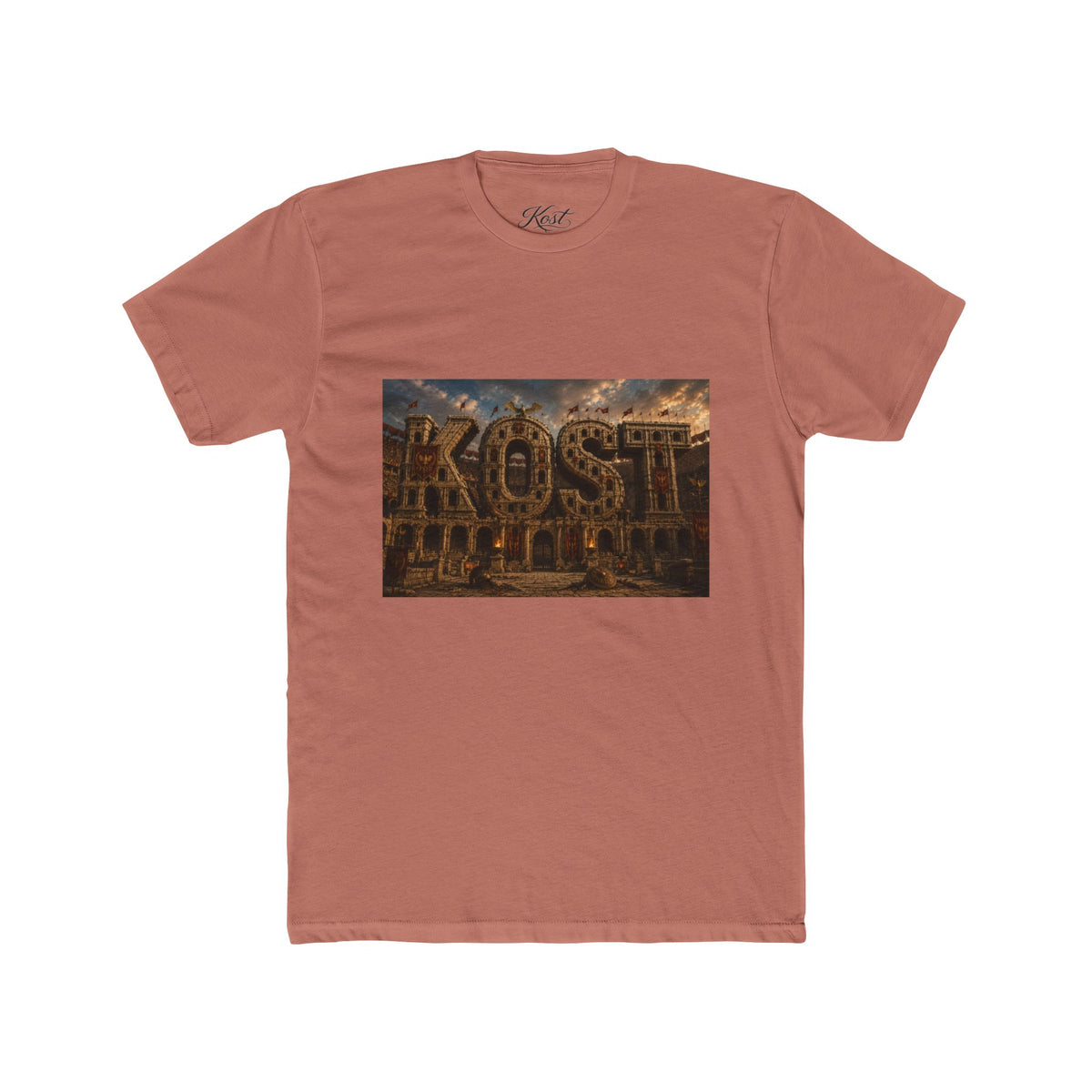 KOST Vintage Neon Sign Tee — Retro Urban Nightlife Graphic T-Shirt
