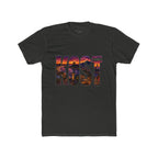 KOST Sunset Graphic Tee — Bold City Name Lettering T-Shirt