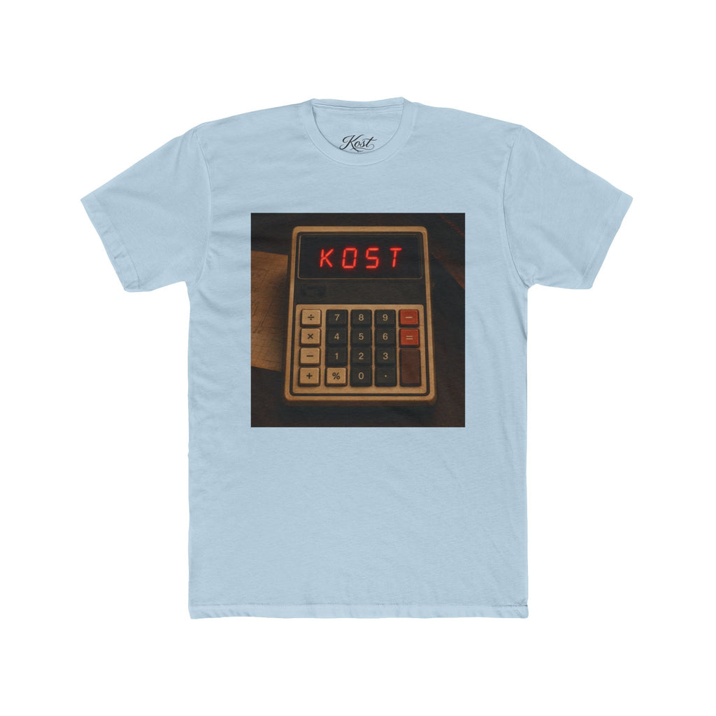 Calculator Retro Tee — “KOST” Vintage Electronics Graphic T-Shirt