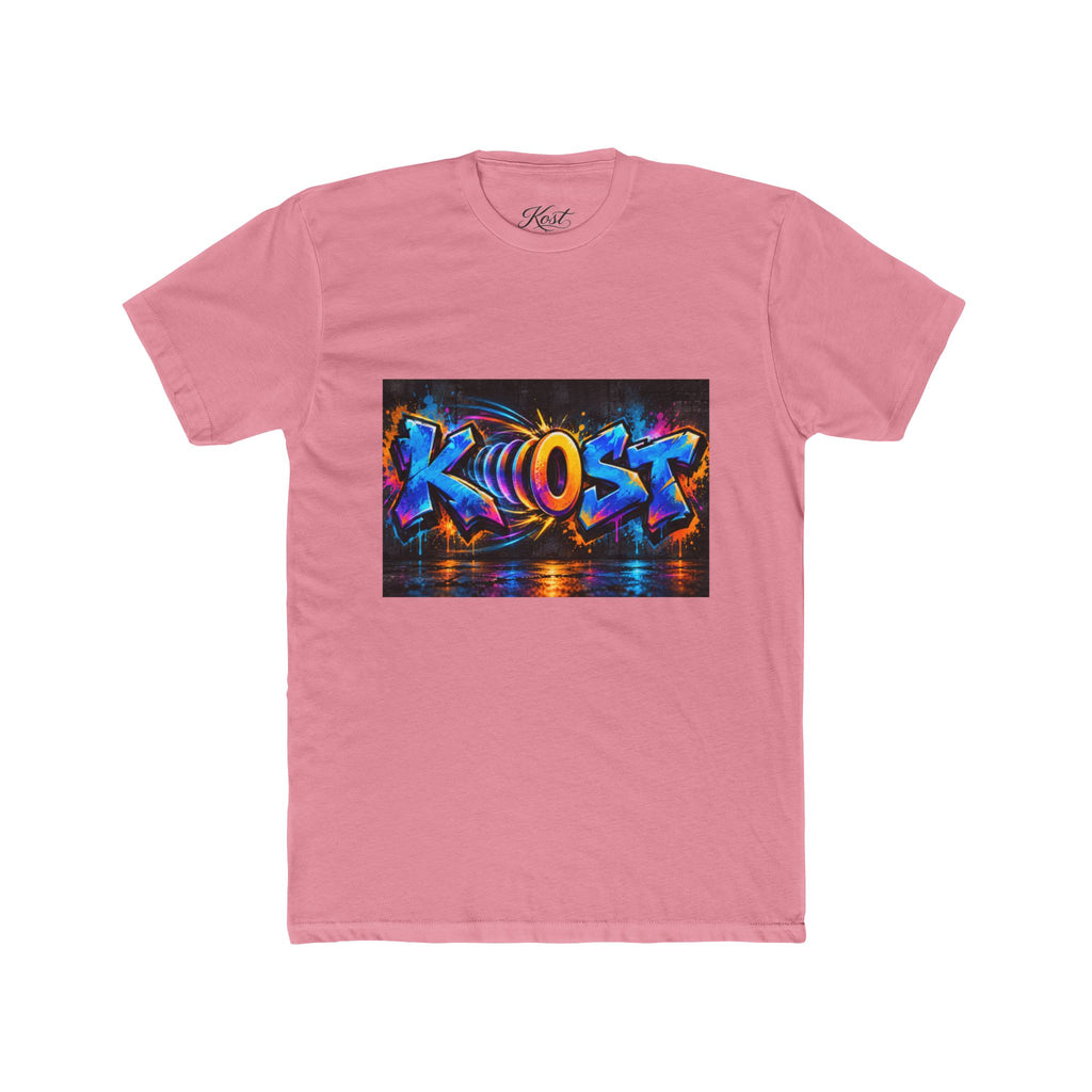Graffiti 'KHOST' Art Tee - Vibrant Urban Streetwear Crewneck