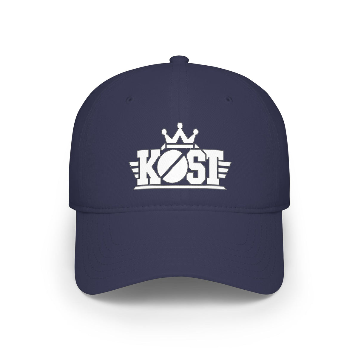 KØST Crown Logo Baseball Cap — Low Profile Red Hat