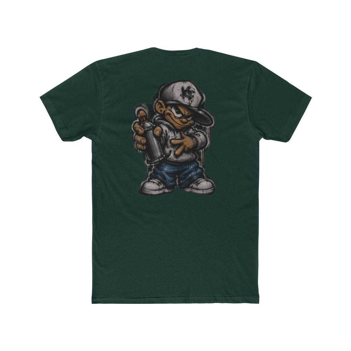 Crew Tee — KOST Graffiti Logo & Urban Character Streetwear
