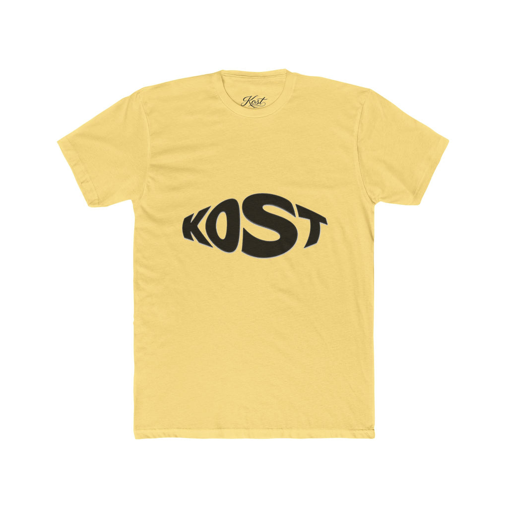 Kost Logo Tee — Minimal Black Graphic Cotton T-Shirt