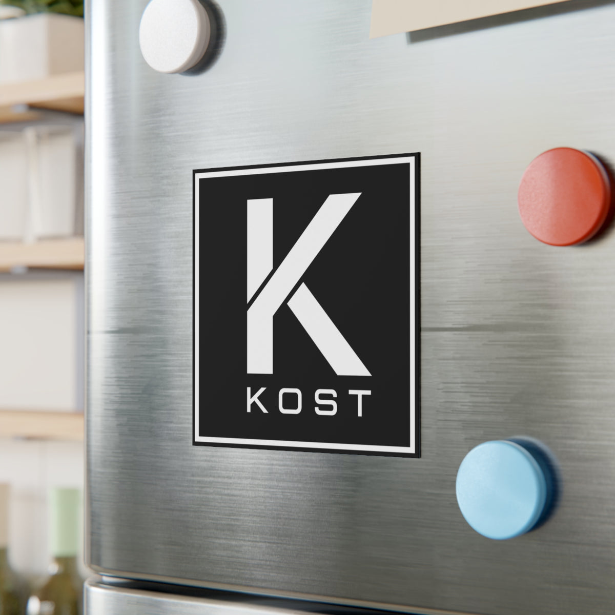 KOST Logo Square Magnet