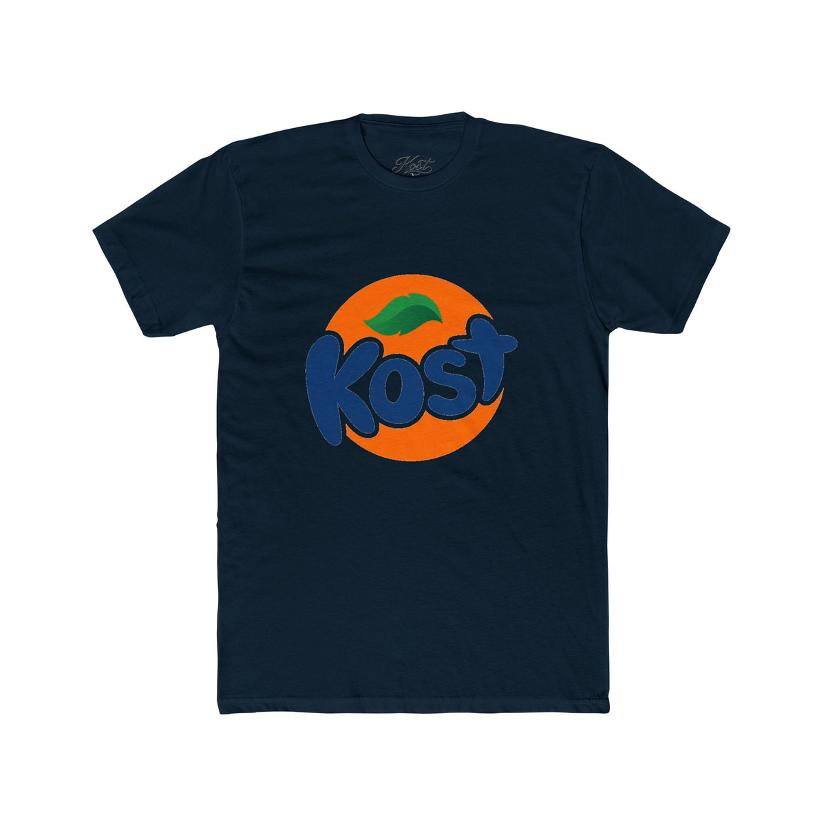 Kost Orange Logo Tee — Retro Citrus Graphic T-Shirt