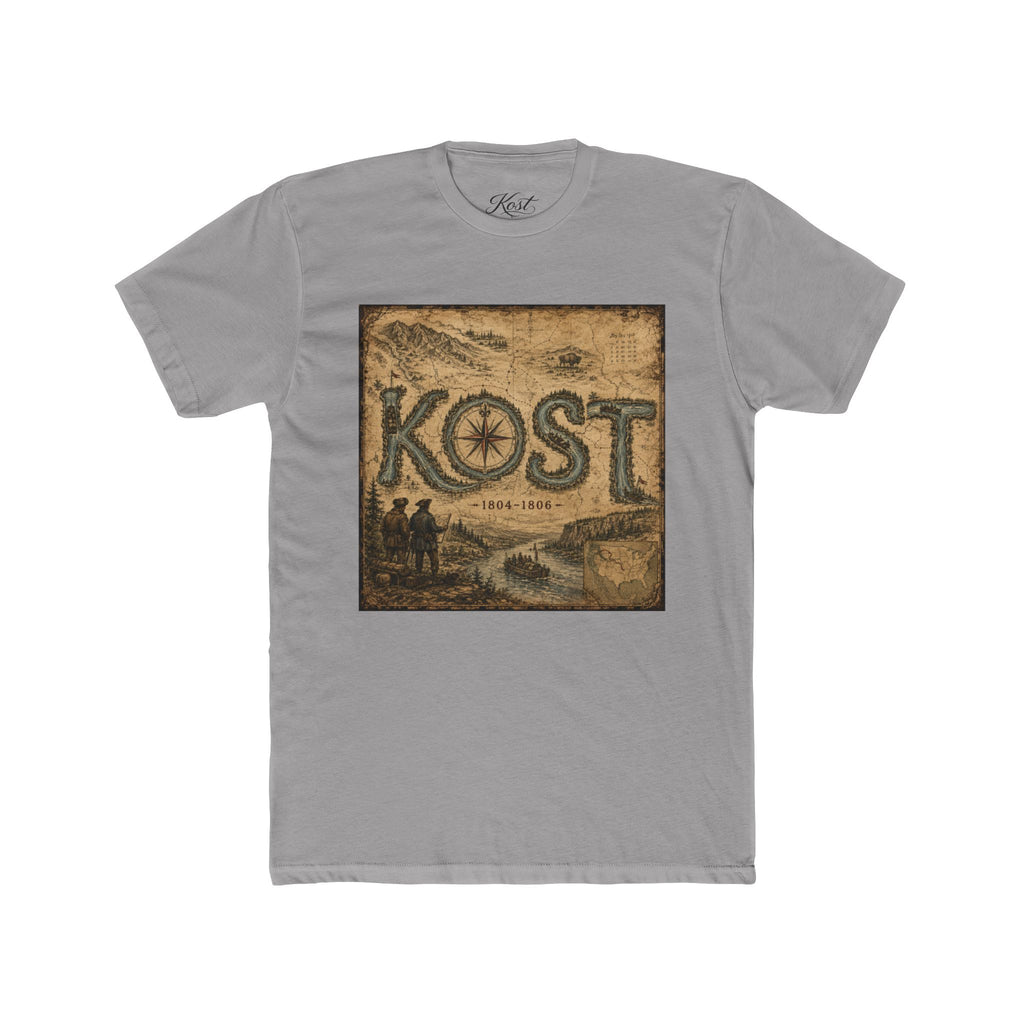 Vintage Compass 'KOST' Crew Tee - Nautical Adventure T-Shirt