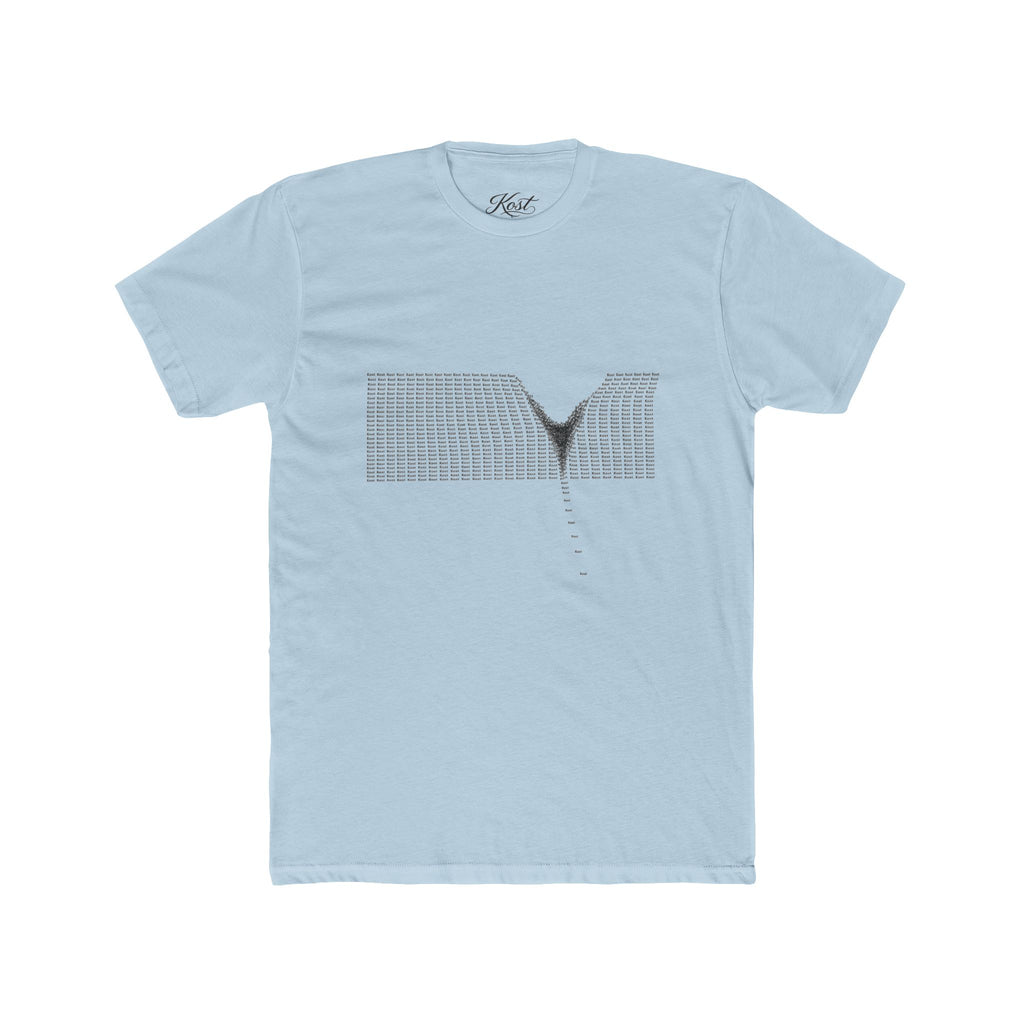 Minimalist V-Neck Optical Illusion T-Shirt