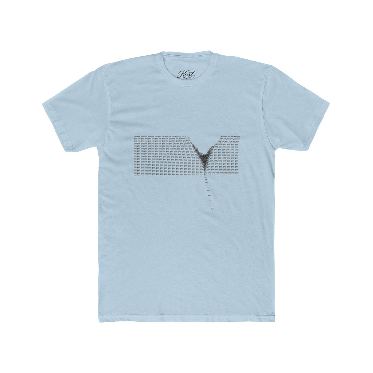 Minimalist V-Neck Optical Illusion T-Shirt