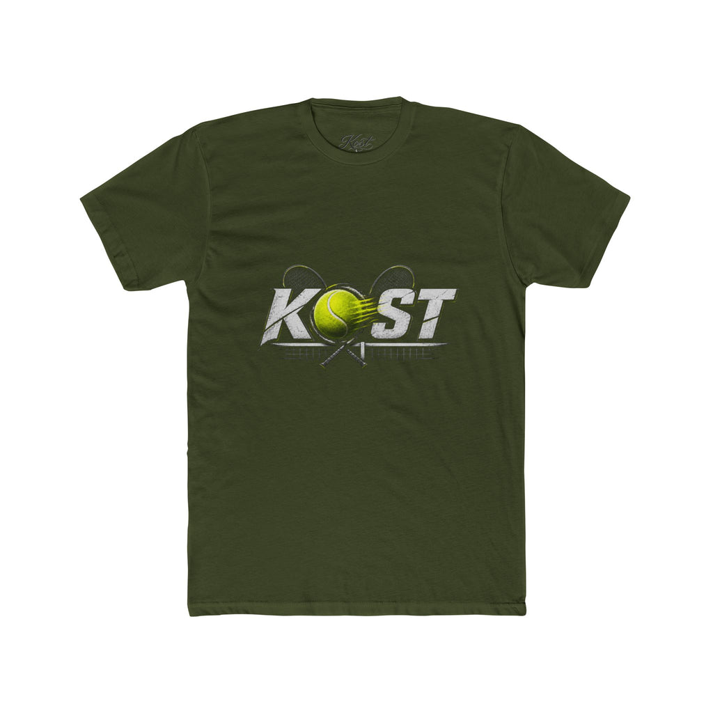 Tennis Boost Graphic Tee — Vintage Ball & Racket Sports Shirt