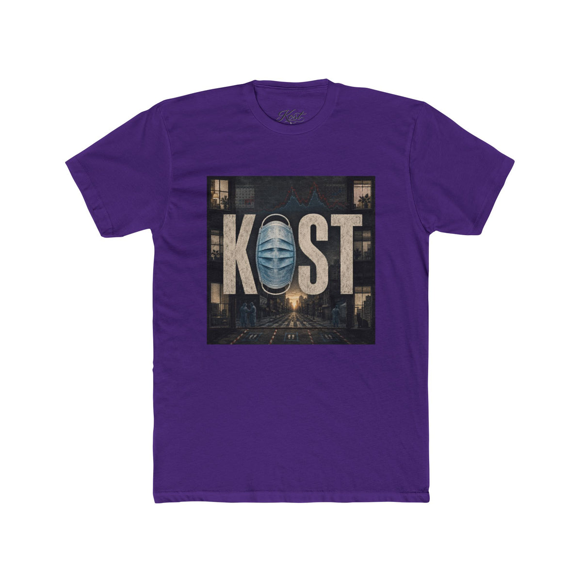 KOST Vintage Microphone Tee — Retro Radio Broadcast Graphic T-Shirt