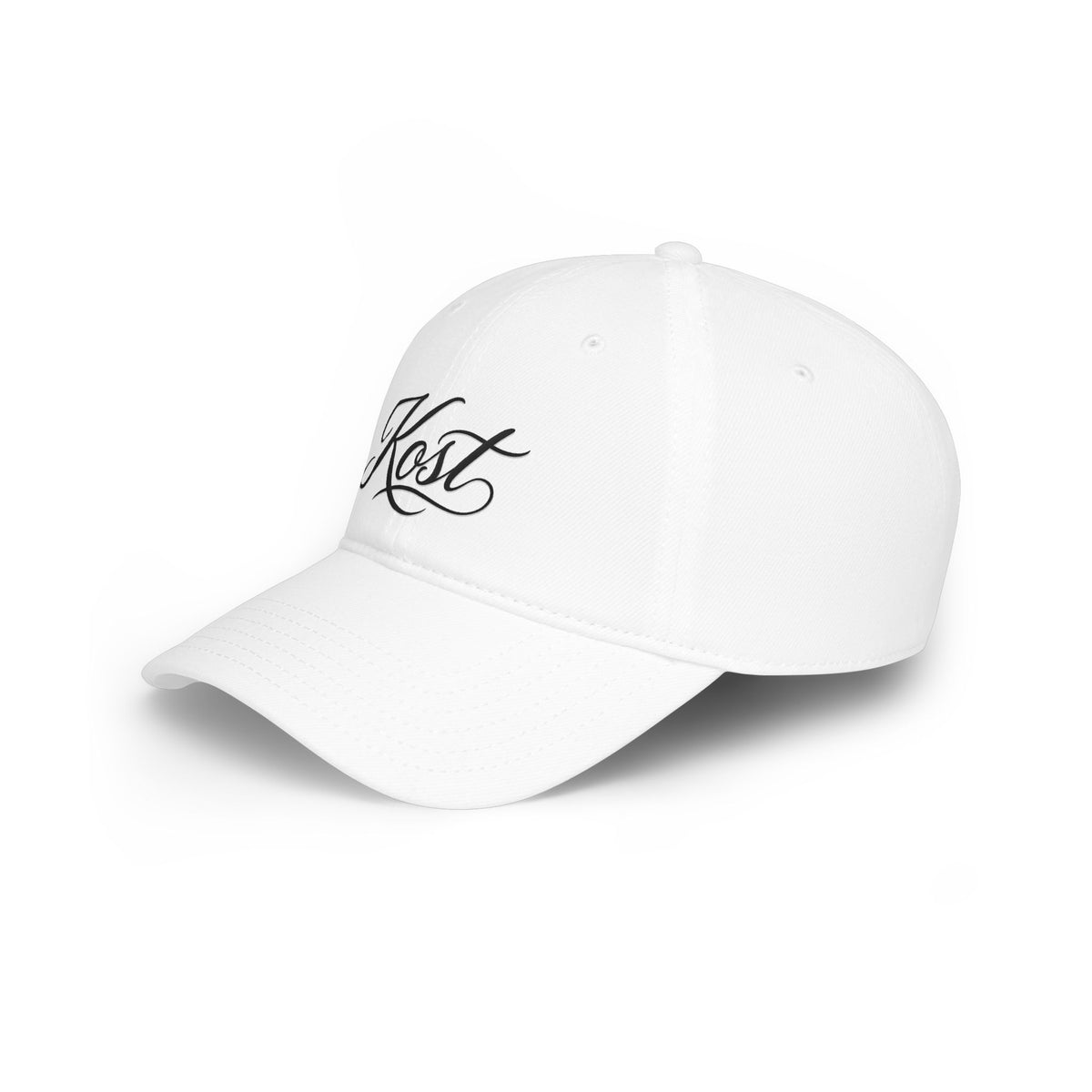 Kost Script Embroidered Baseball Cap — Classic Red Low-Profile Hat