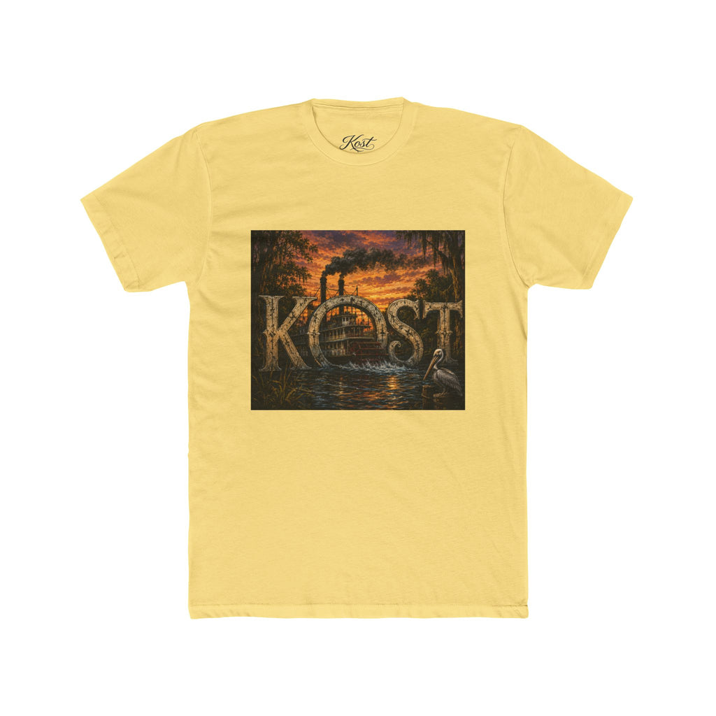Köst Sunset Steam Tee — Vintage Riverboat Graphic T-Shirt
