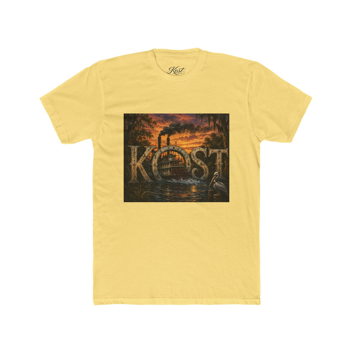 Köst Sunset Steam Tee — Vintage Riverboat Graphic T-Shirt