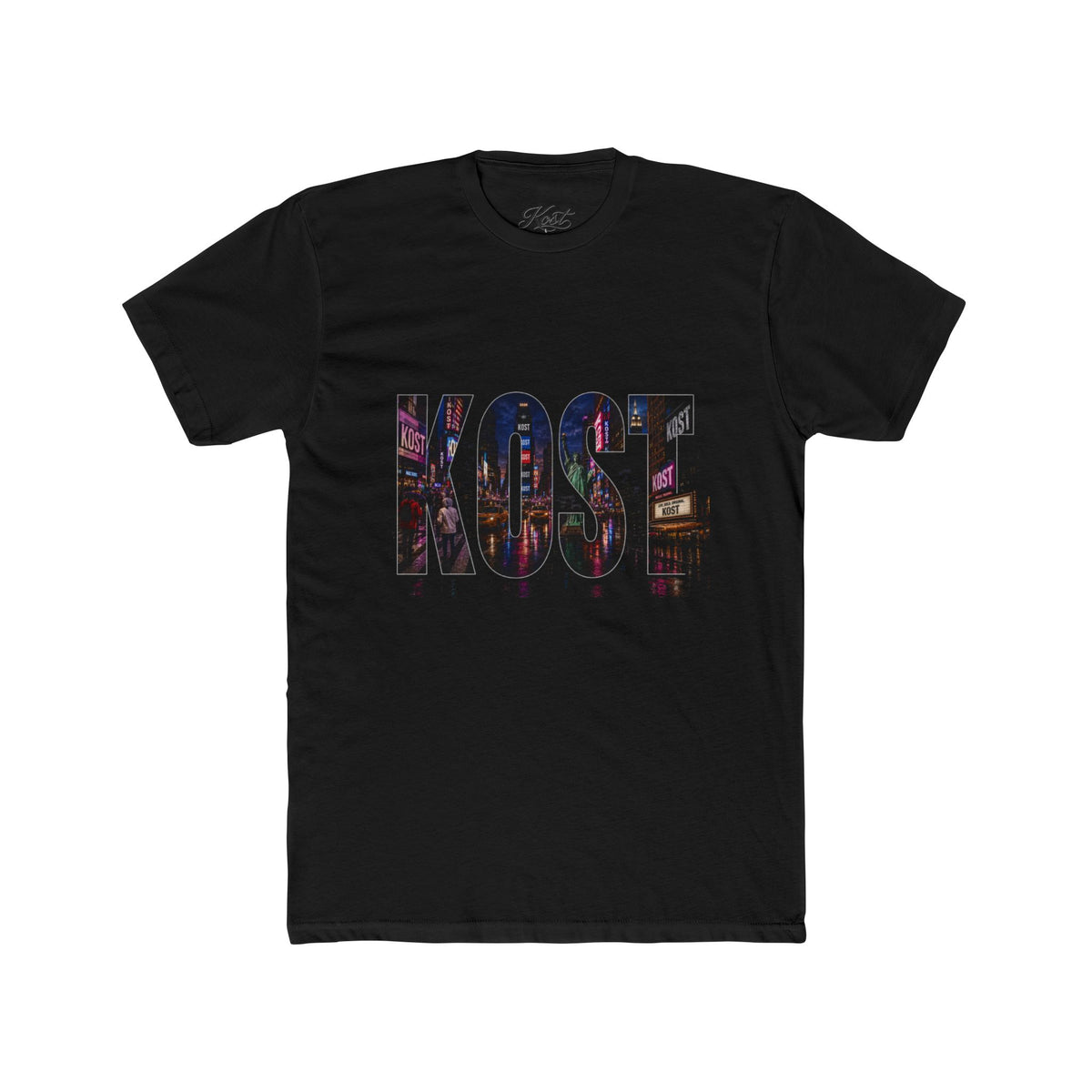 KOSTE Neon City Crew Tee — Vintage Nightlife Graphic T-Shirt
