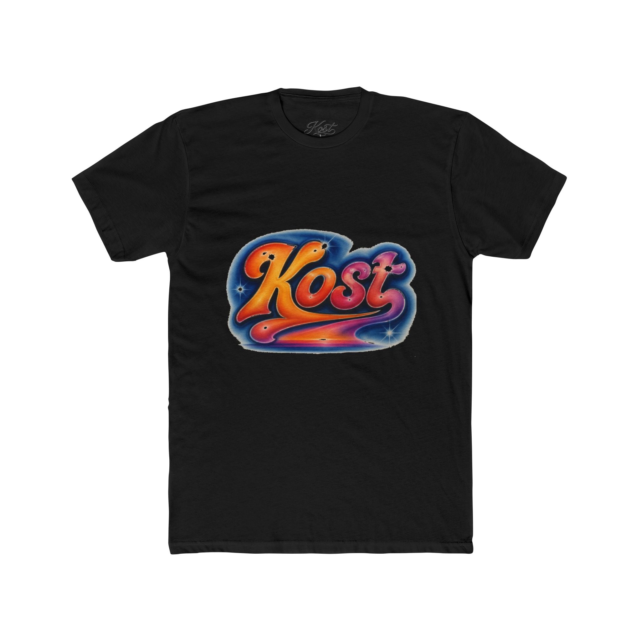 Retro 'Kost' Graphic Tee — Vintage Cosmic Logo T-Shirt