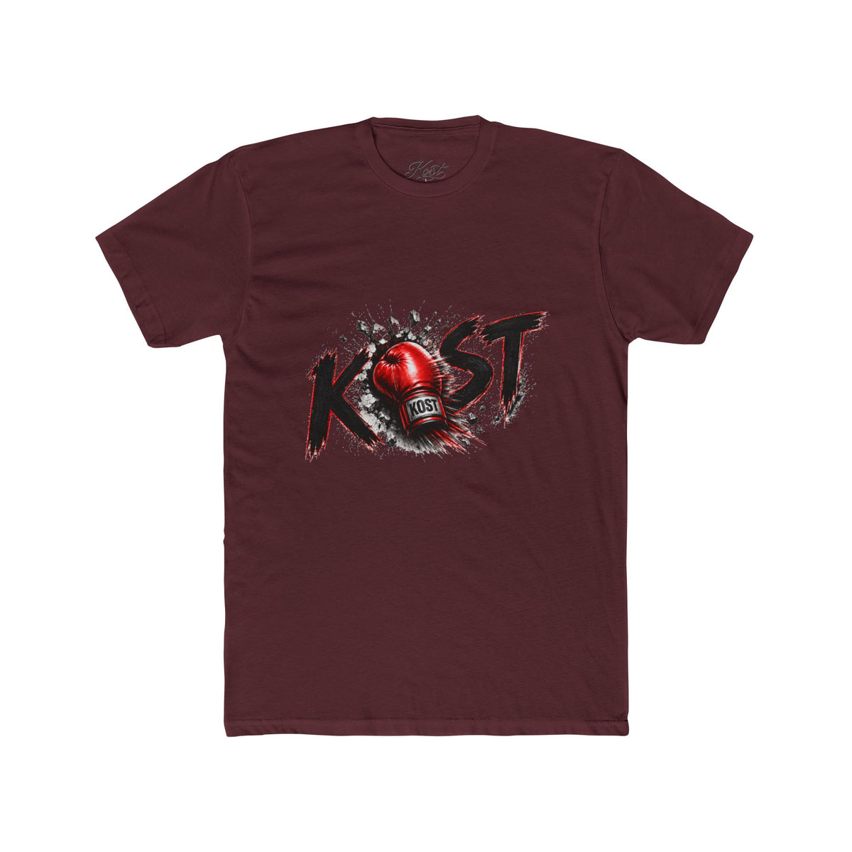 Boxing K.O. Tee — 'K.O.' Red Boxing Glove Graphic Shirt