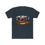 Baseball Field Graphic Tee — 'KOST' with Red Ball