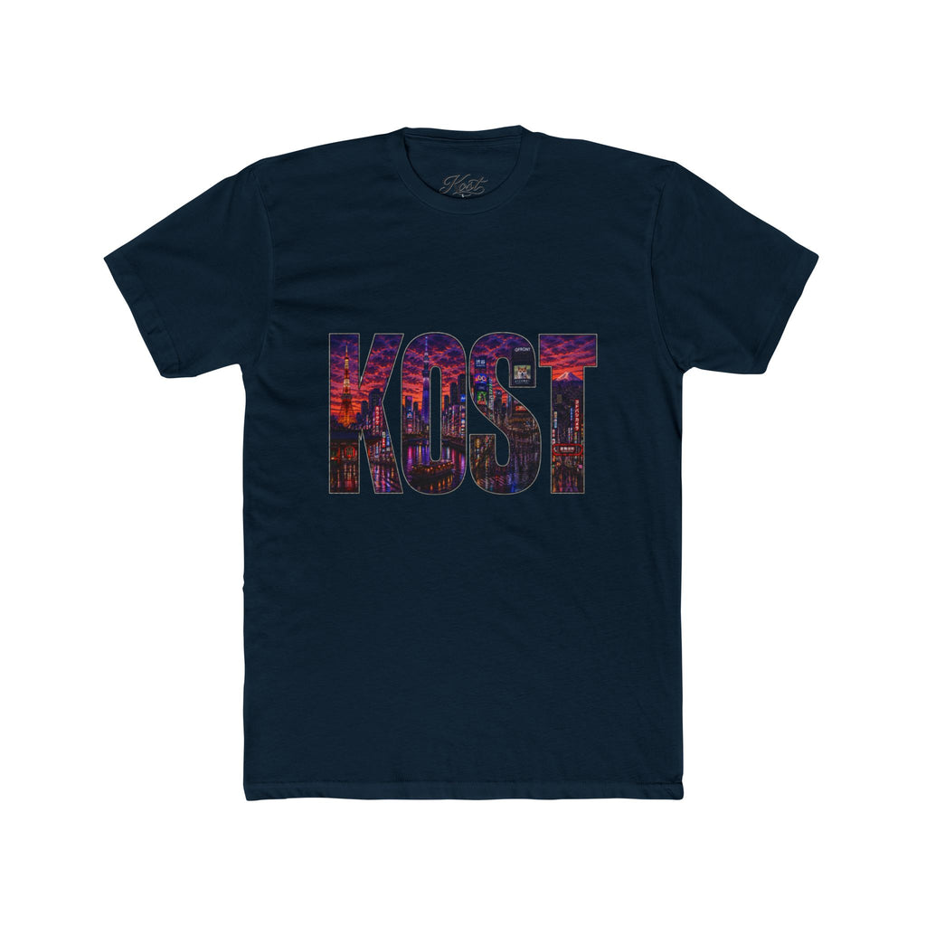 KOST Graphic Tee — Bold Cityscape Lettering T‑Shirt