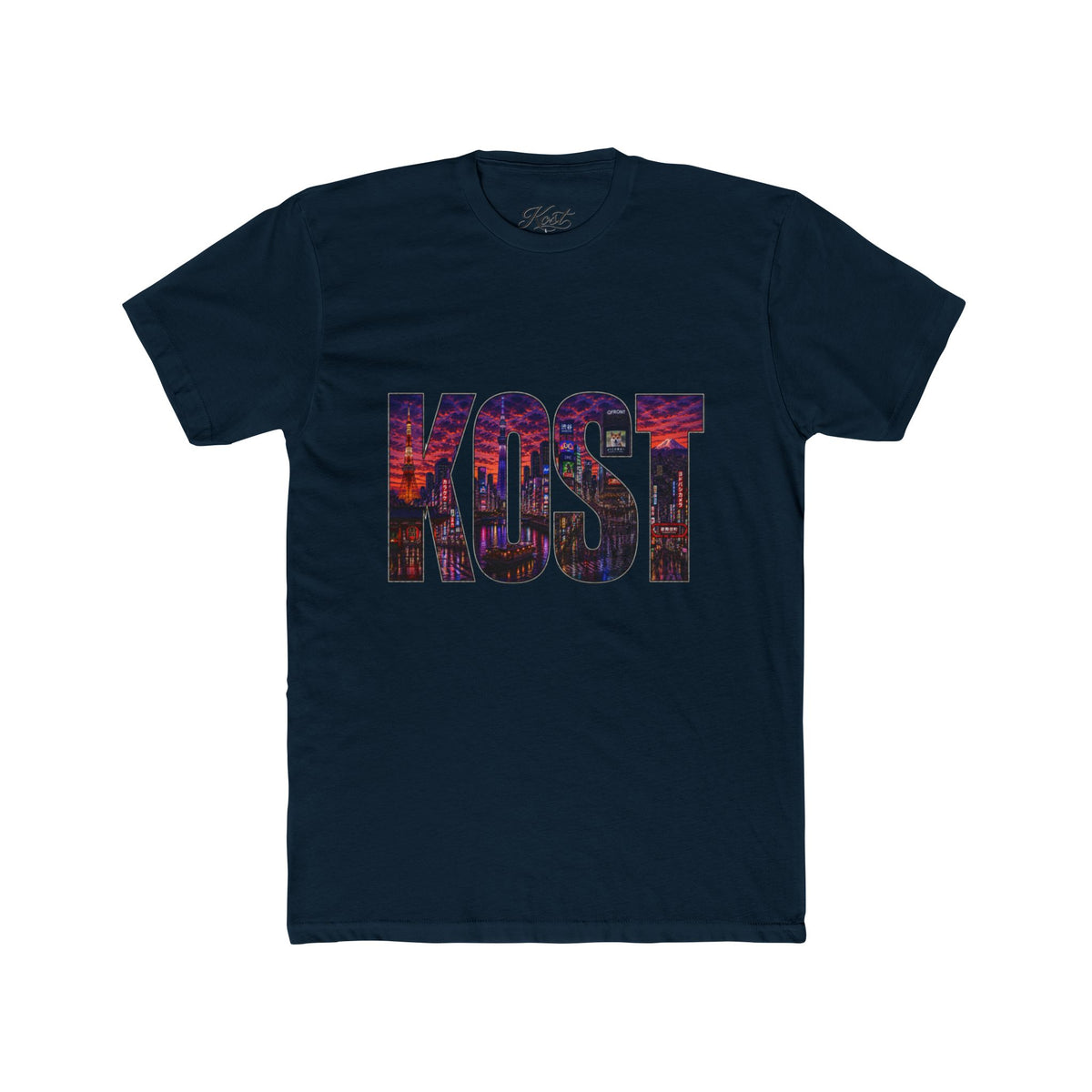 KOST Graphic Tee — Bold Cityscape Lettering T‑Shirt