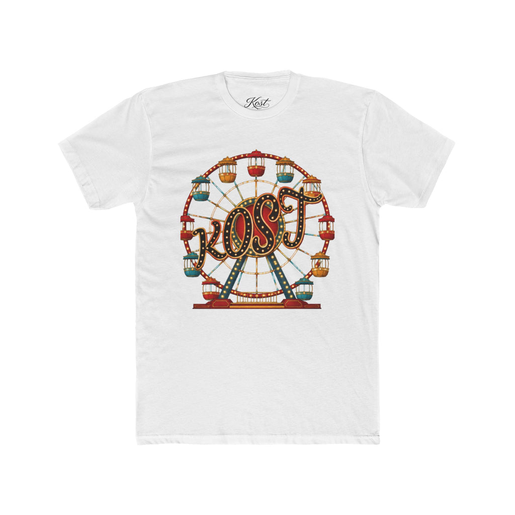 Vintage Ferris Wheel Amusement Park Cotton Tee