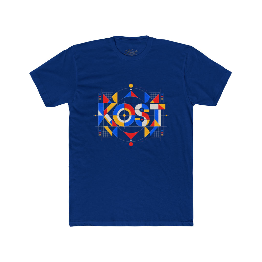Lost Geometric Tee — Colorful Abstract Graphic T-Shirt