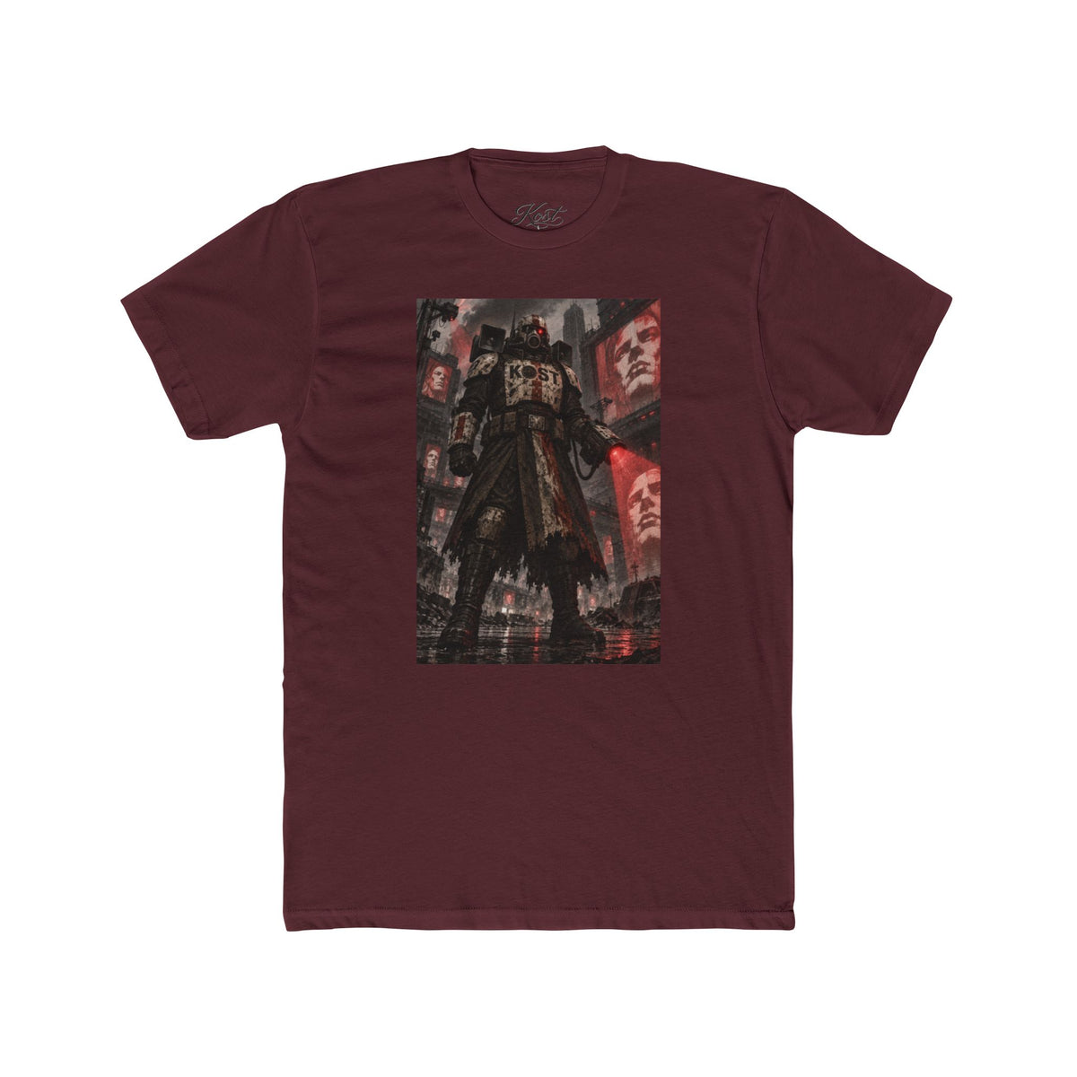 Anime Cyberpunk Tee — Shadow Ronin Cityscape Graphic