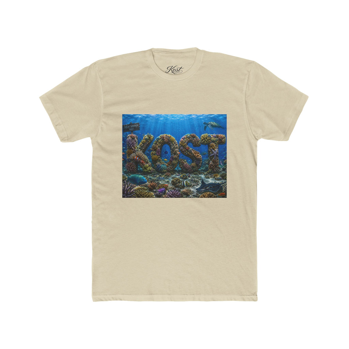 KOST Coral Reef T‑Shirt — Ocean Marine Life Graphic Tee
