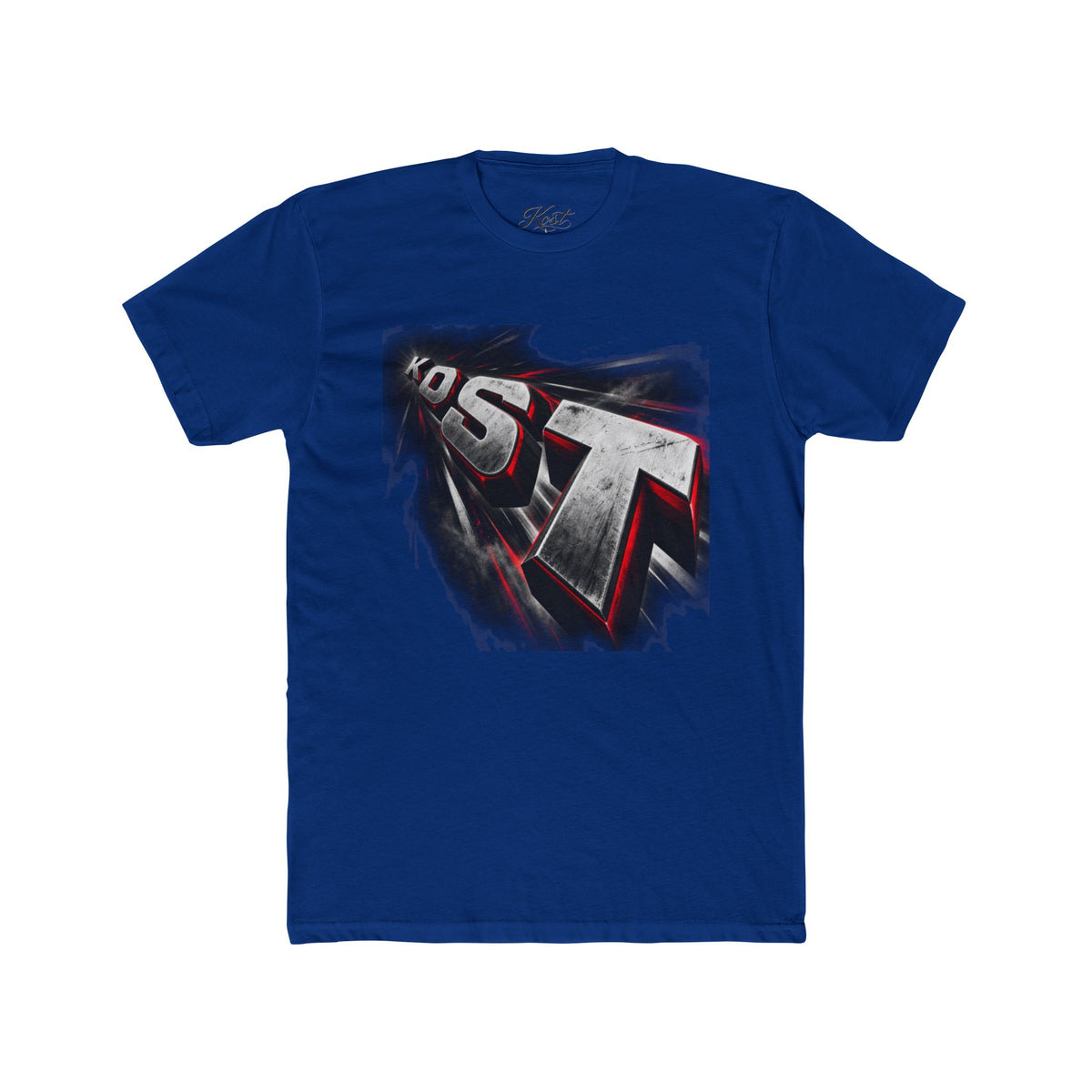 Retro 3D Text Graphic Tee — 'EST' Streetwear Shirt