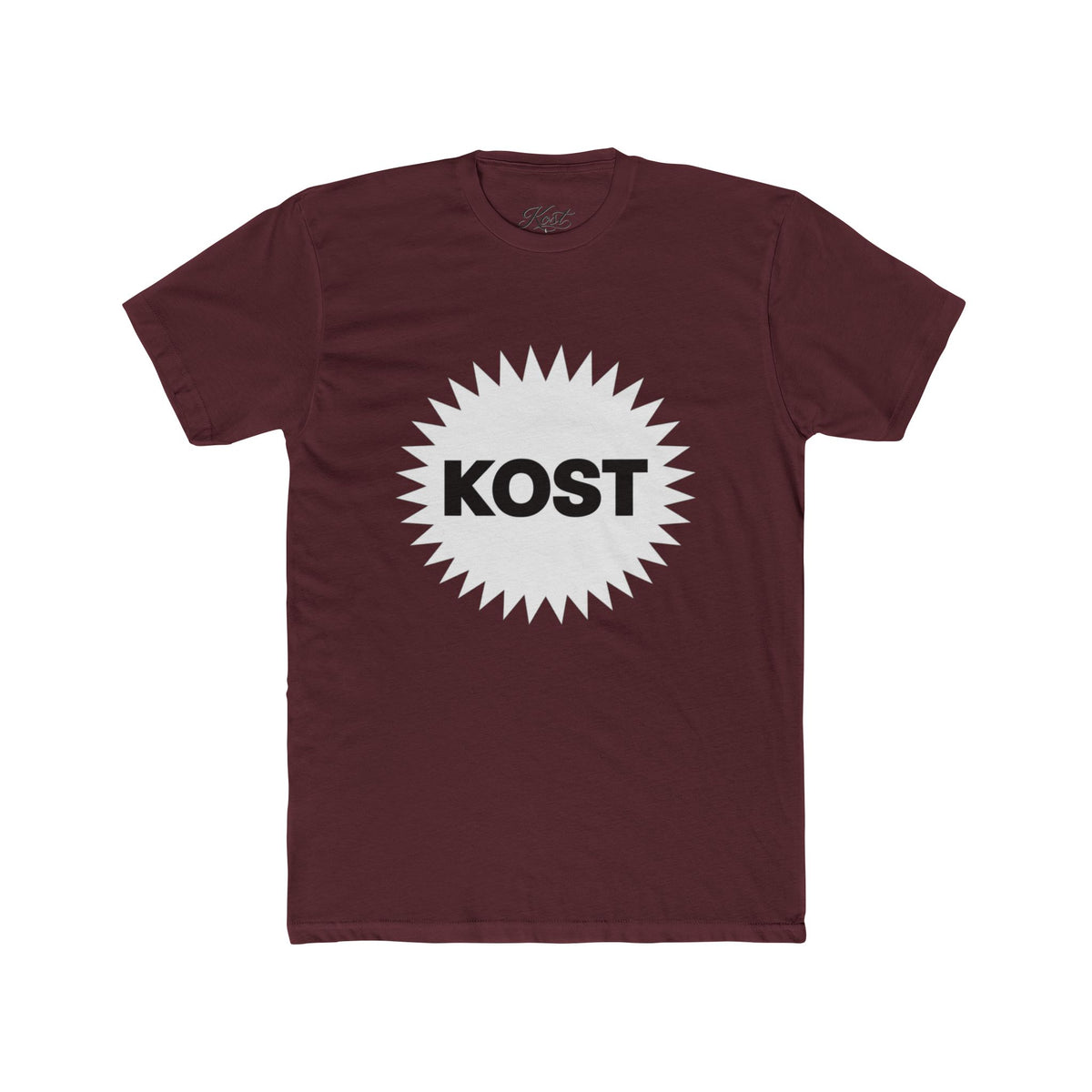 KOST Starburst Graphic Tee — Retro Logo Crewneck T-Shirt