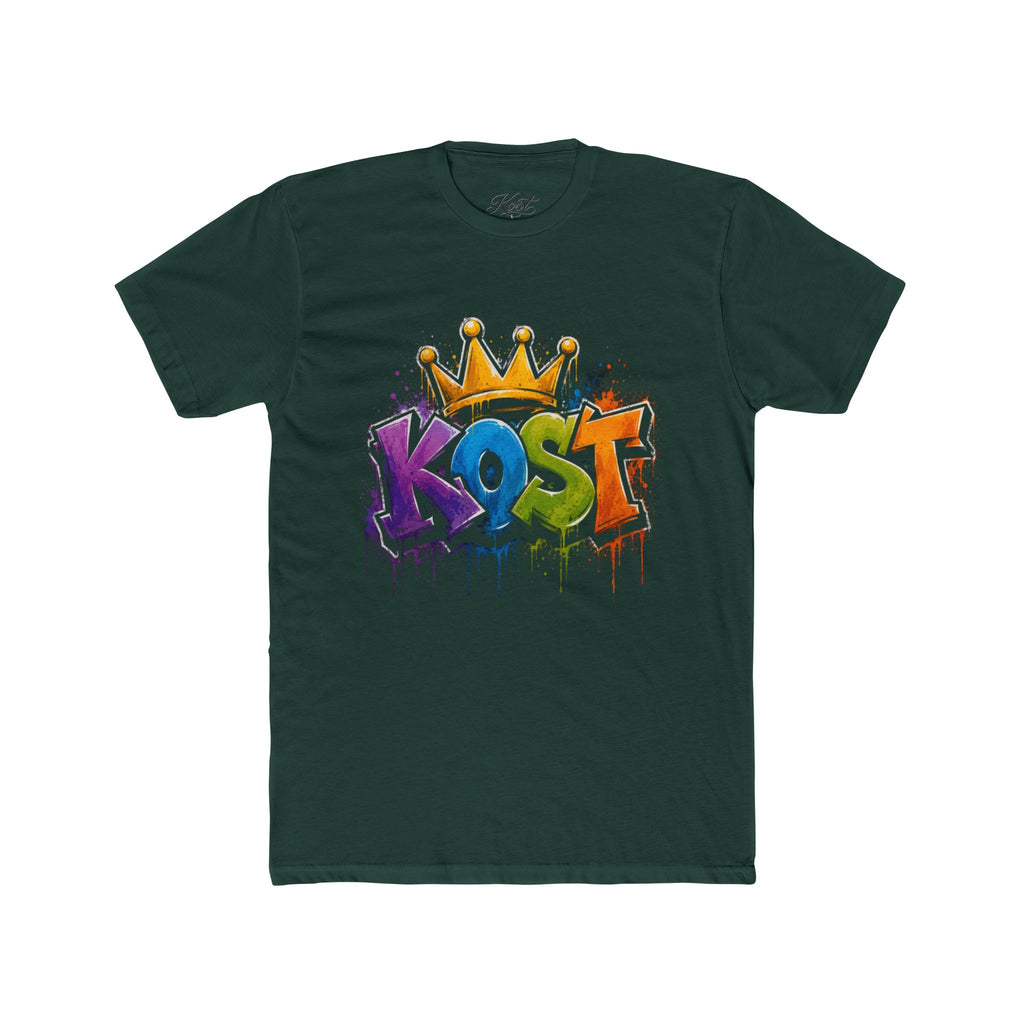 KOST Crown Graffiti Graphic Cotton T-Shirt