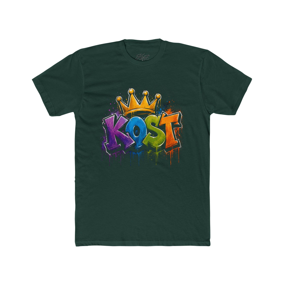 KOST Crown Graffiti Graphic Cotton T-Shirt