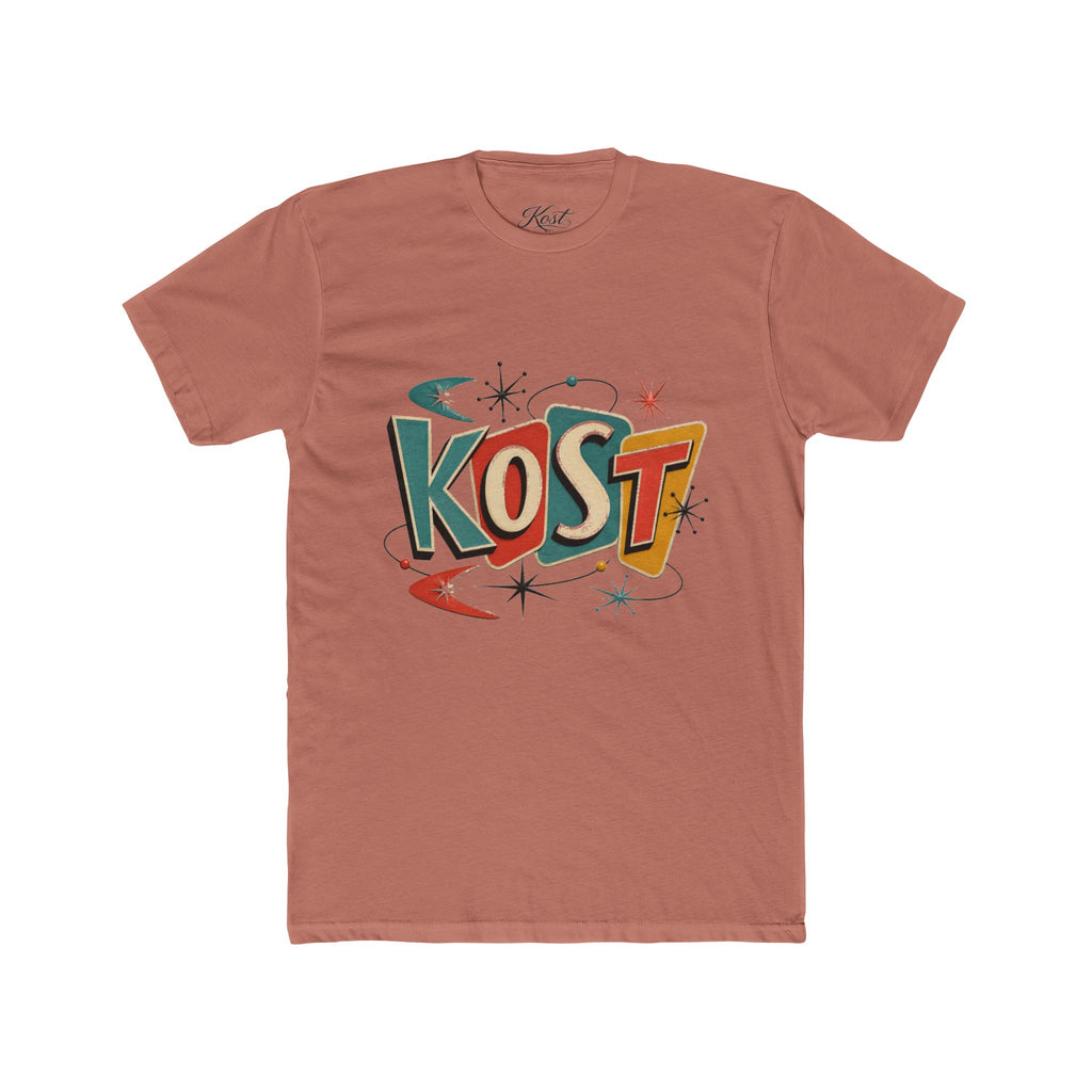 KOST Retro Vintage Logo Tee — 1950s Atomic Mid-Century Graphic T-Shirt