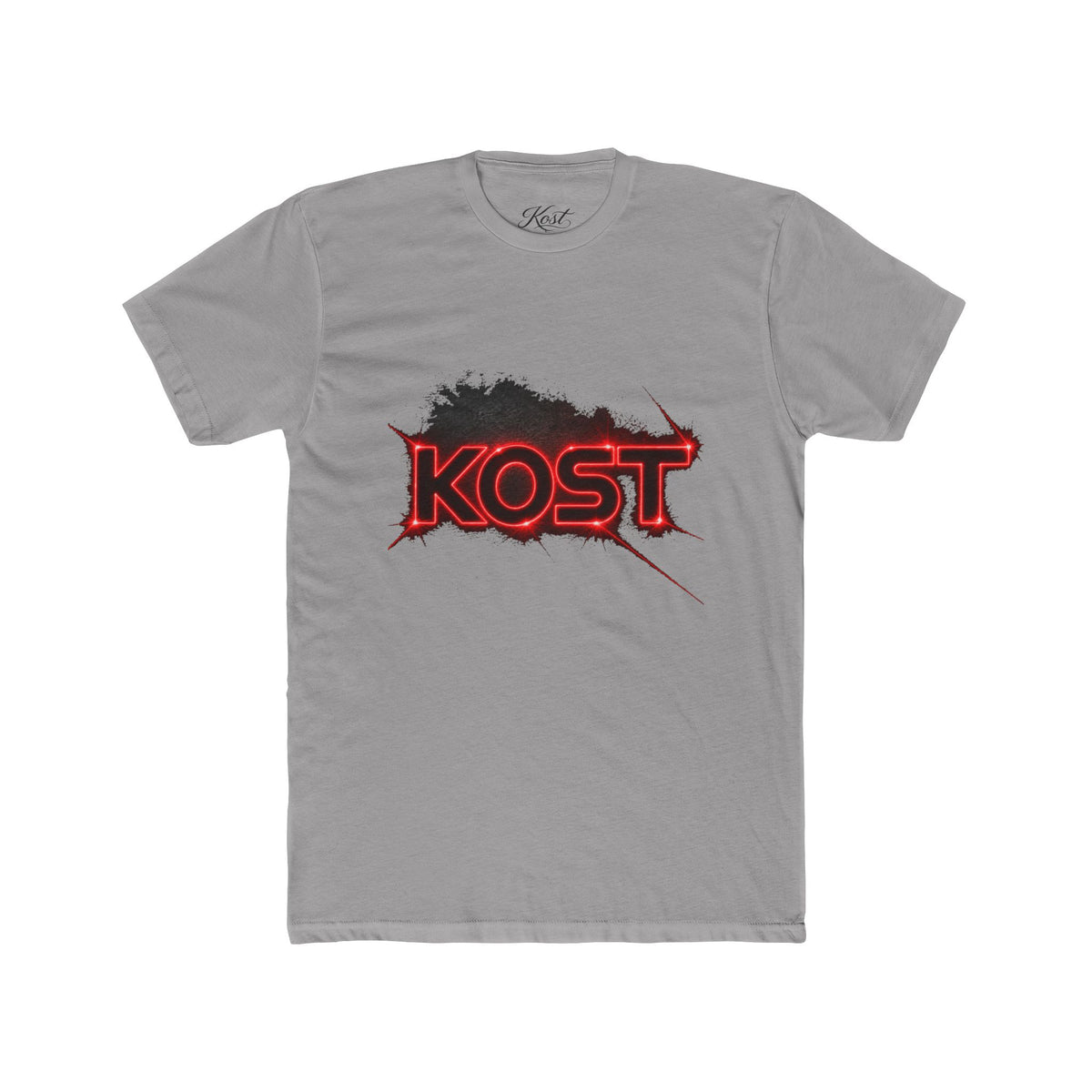 KOST Graphic T-Shirt – Distressed Red Logo Streetwear Tee