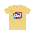 Kost Retro Logo T-Shirt — Red & Blue Graphic Crew Tee
