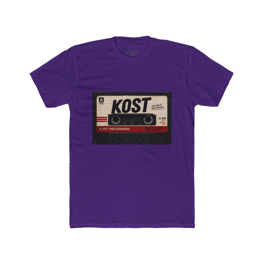 Retro Cassette Tape Tee — "KOST" Vintage Music T-Shirt