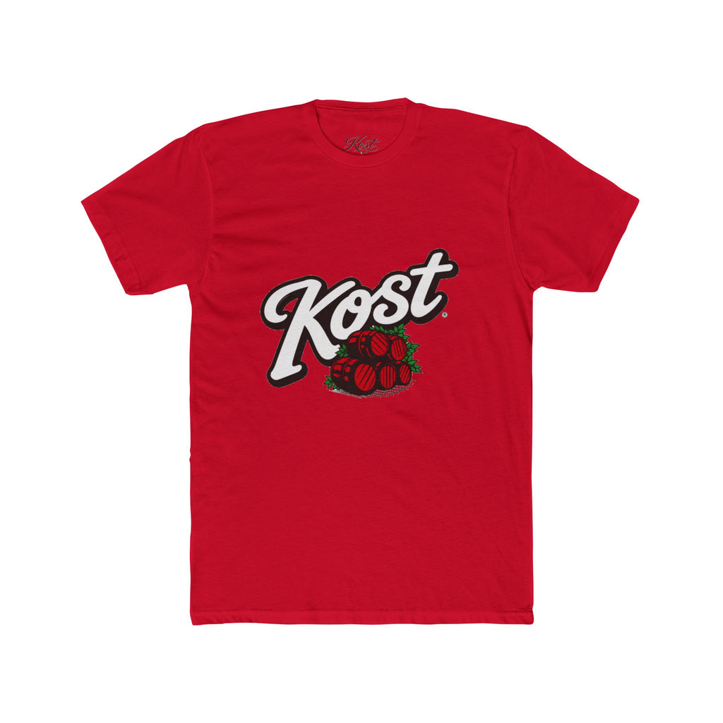 Kost Script Logo T‑Shirt with Strawberry Graphic